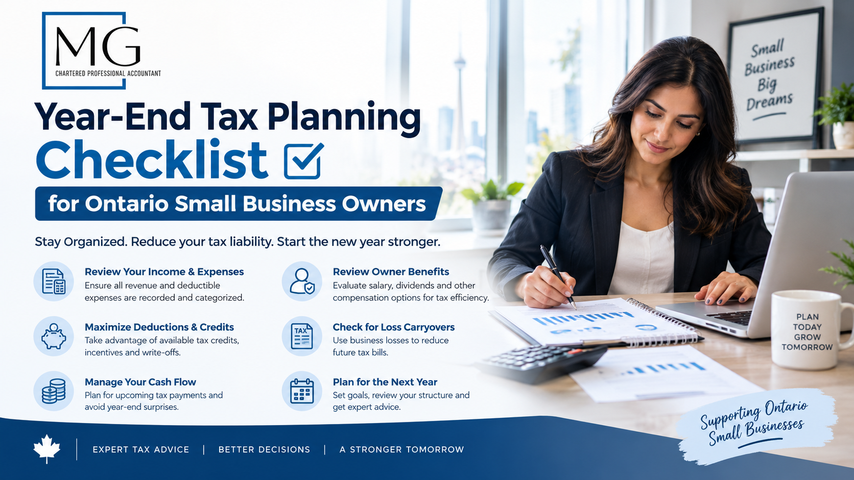 Year-End Tax Planning Checklist for Ontario Small Business Owners 